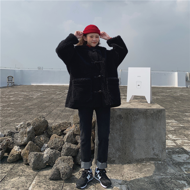 ボア ダッフルコート 韓国ファッション レディース もこもこ 防寒