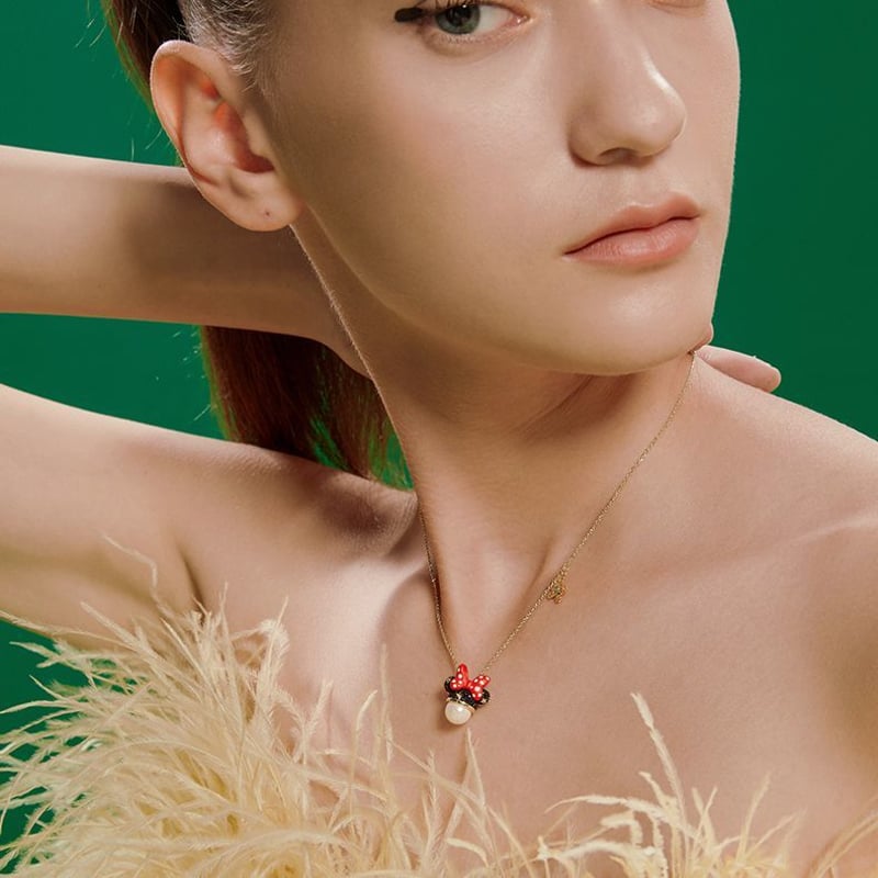 ズニ族ミニーマウスペンダントネックレス ズニ族ミニーマウスペンダントネックレス ヴィンテージ ミッキー