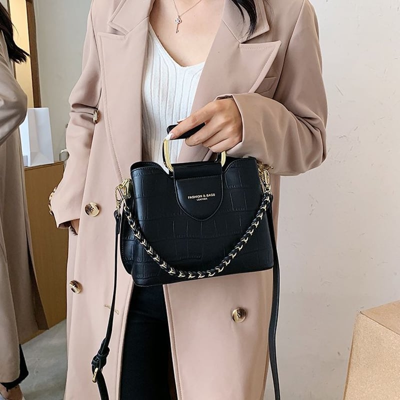 2WAY ハンドバッグ ショルダーバッグ ファスナー ミニバッグ