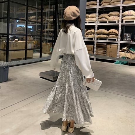 花柄 スカート フレア Aラインスカート 韓国ファッション レディース ロング丈 フローラル ハイウエスト 大人可愛い ガーリー フェミニン DTC-627230585978
