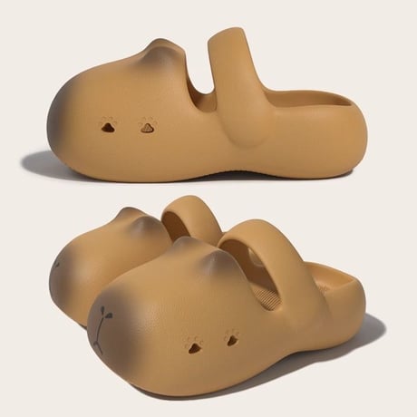 厚底 サンダル カピバラ 23.5～25.5cm スリッパ ビーチサンダル 厚底サンダル キュート かわいい 歩きやすい カジュアル DTCA-779993457690