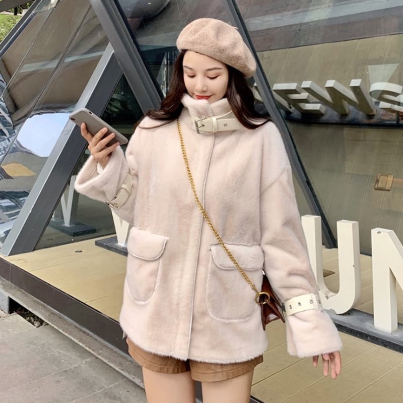 ファーブルゾン アウター 韓国ファッション レディース ファーブルゾン アウター 韓国ファッション レディース