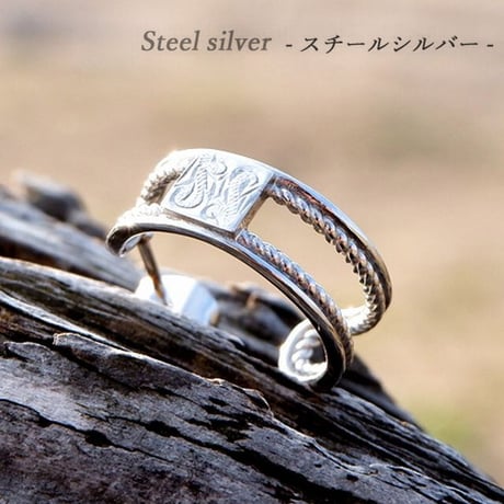 ハワイアンジュエリー ピアス 片耳用 メンズ レディース ペア スクロール カレイキニ ミル打ち ステンレス 金属アレルギー対応 スチールシルバー イエローゴールド ピンクゴールド ges8228