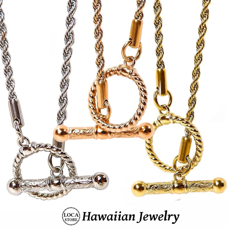 ハワイアンジュエリー ネックレス 金属アレルギー対応 マンテル
