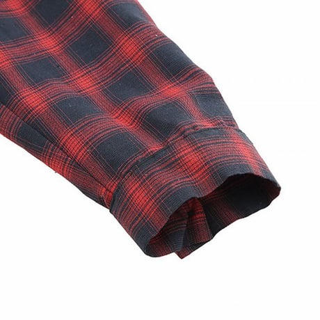 ユニセックス メンズ レディース カットソー レイヤード風 Tシャツ チェック柄シャツ ネルシャツ ドッキング オーバーサイズ オルチャン 韓国 韓国ファッション (DTC-583286459353)