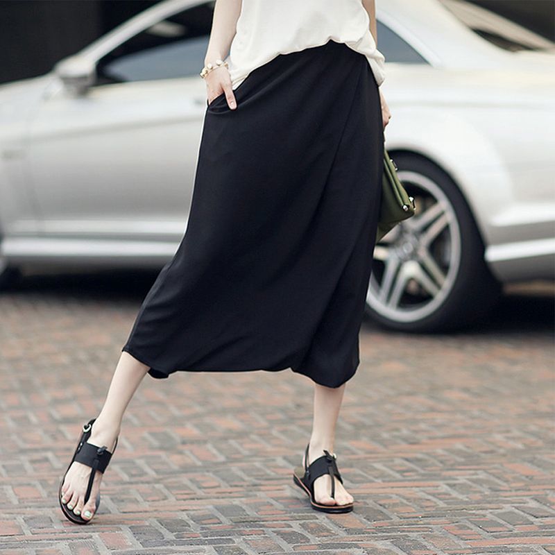 レディース ハーレムパンツ サルエルパンツ クロップドパンツ ダンス