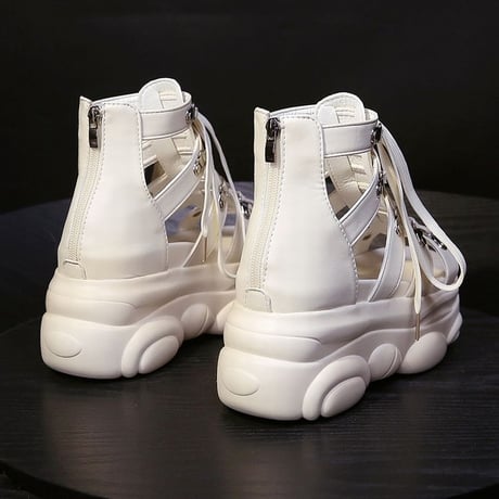 【2カラー】 グルカサンダル 22.0～24.5cm ソールがくま 厚底 サンダル スポサン スポーツサンダル 厚底サンダル カジュアル 韓国ファッション DTC-642819013290