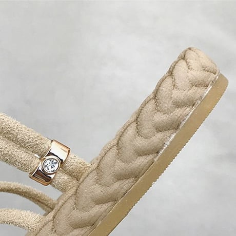 2WAY ストラップ サンダル フラットサンダル フラットボトム 韓国ファッション レディース ぺたんこサンダル ローマンシューズ 痛くない かわいい 靴 歩きやすい 592034139362