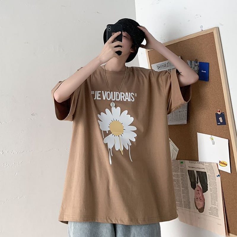 Tシャツ 半袖 メンズ レディース ユニセックス ラウンドネック 英字