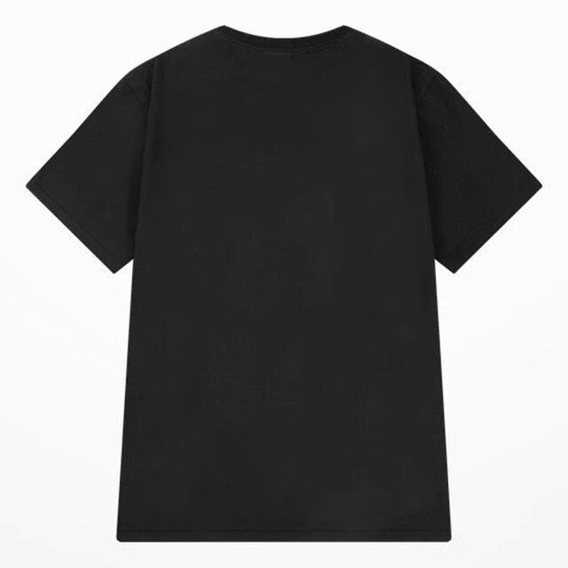 ユニセックス Tシャツ 半袖 クマ 後ろ姿 プリント オーバーサイズ