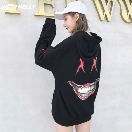 ユニセックス メンズ レディース 裏起毛 プリント スウェット パーカー 大きいサイズ  オーバーサイズ 韓国ファッション (DCT-561331102507)