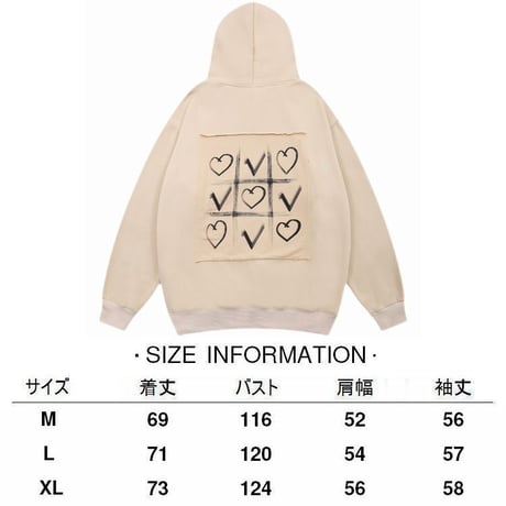 パーカー 裏起毛 バックプリント プラスベルベット プルオーバー オーバーサイズ ルーズ レトロ 韓国ファッション レディース ガーリー カジュアル ストリート系 DTC-655087572337