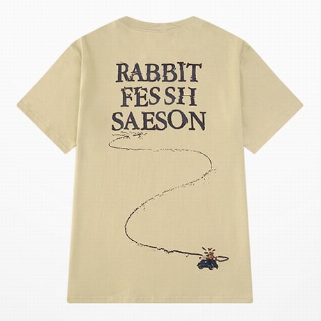 ユニセックス Tシャツ 半袖 うさぎ レトロ オーバーサイズ ゆったり 大きめ カジュアル 韓国ファッション メンズ レディース 韓国ストリートファッション DTC-669976915070