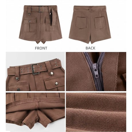 デニム ショートパンツ スカート風 ハイウエスト Aライン レトロ 韓国ファッション レディース 大人可愛い ガーリー カジュアル DTC-680226852680