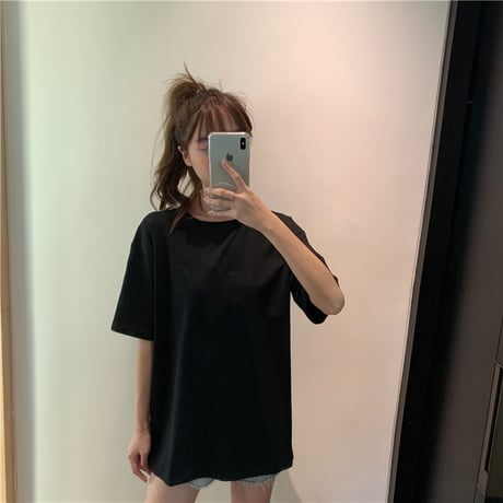 Tシャツ 半袖 シースルー バタフライ ブラック 韓国ファッション レディース トップス ラウンドネック かわいい セクシー カジュアル シンプル ガーリー DTC-637997295433_bk