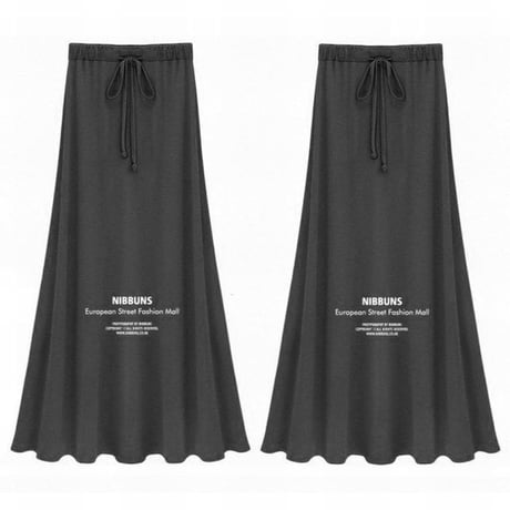 レディース モーダルフレアマキシスカート マキシスカート ビター系 ボトムス スリット 韓国ファッション オルチャン (DCT-575029227685_6)