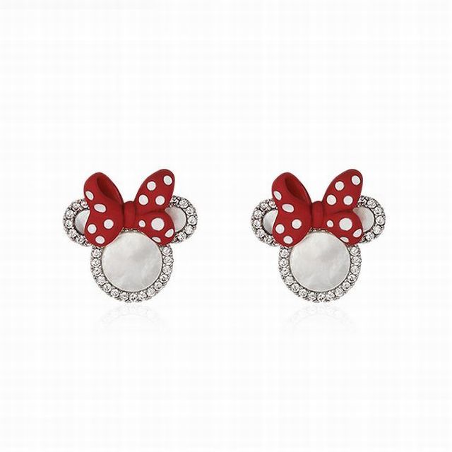 両耳 ピアス ディズニー Disney ミニーマウス ミニー キラキラ 両耳 ピアス ディズニー Disney ミニーマウス ミニー キラキラ