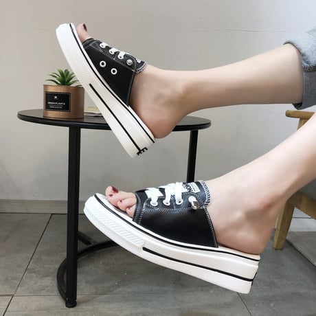スポーツサンダル 厚底 スポサン キャンパス 5.0cm スリッパ 韓国ファッション レディース サンダル フラットサンダル 厚底サンダル フラット かわいい 歩きやすい 618069420775
