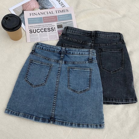 編込み デニムスカート ショートパンツ 韓国ファッション レディース スカパン インナーパンツ ハイウエスト ショート丈 Aライン ガーリー レトロ DTC-618967660120