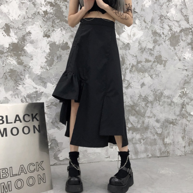 プランシー ハイウエスト アシンメトリー スカート 芸能人着用 ネイビー プランシー ハイウエスト アシンメトリー スカート 芸能人着用