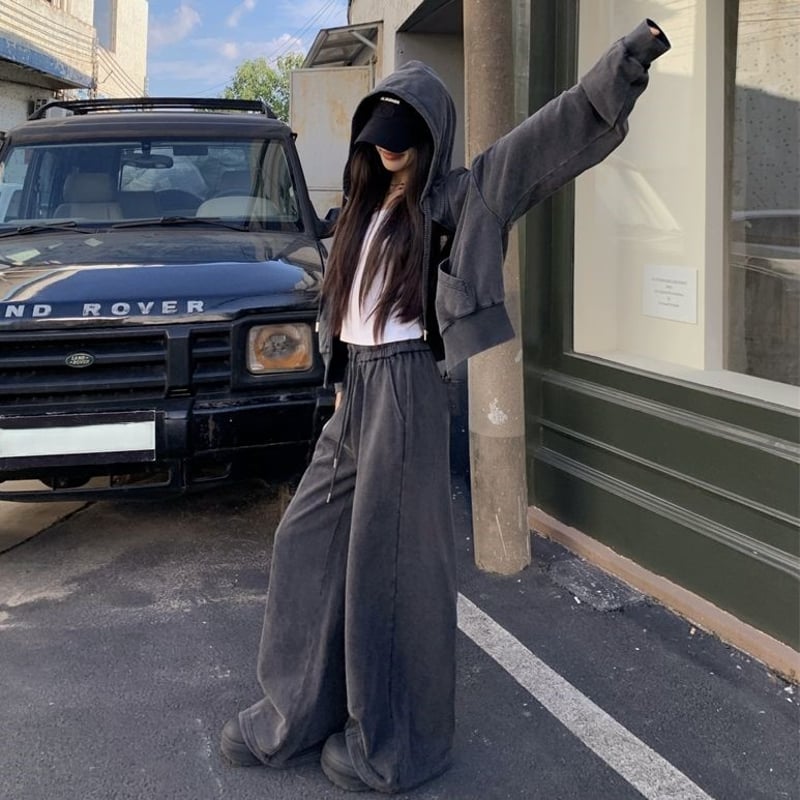 スウェット セットアップ 上下セット ジップアップ パーカー パンツ