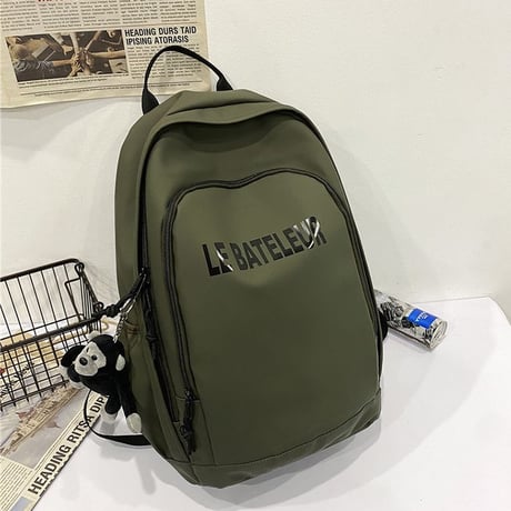 【3カラー】 サルのぬいぐるみ付き バックパック リュック リュックサック 防水 レトロ 韓国ファッション メンズ レディース カジュアル DTC-633963144688