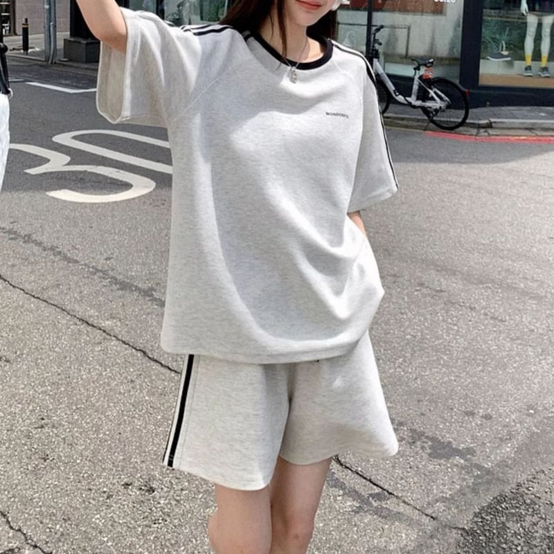 CRONOS ロゴショートパンツ 、Tシャツセットアップ CRONOS ロゴショートパンツ 、Tシャツセットアップ