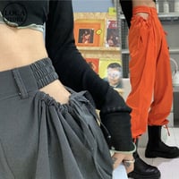 サイドオープン パンツ セクシー 薄手 ハイウエスト 韓国ファッション レディース ボトム 大人可愛い ガーリー DTC-620303160158_b