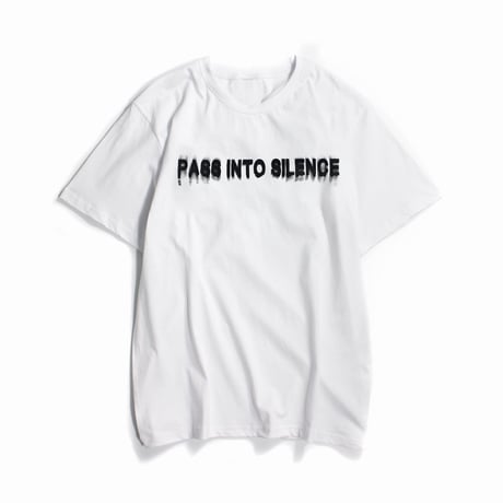 ユニセックス Tシャツ 半袖 ファントムレタープリント ラウンドネック オーバーサイズ トップス 大きめ カジュアル ストリートファッション DTC-640595956534