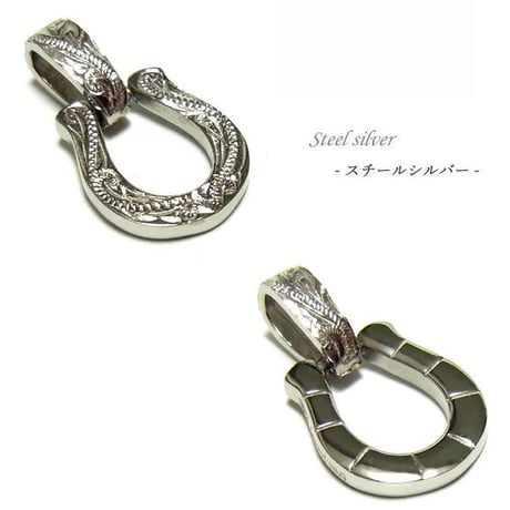 ハワイアンジュエリー ネックレス ミニチュア ホースシュー 馬蹄 メンズ レディース ペア サージカル ステンレス 金属アレルギー対応 インスタ (gps81147)