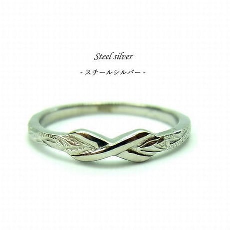 ハワイアンジュエリー / HawaiianJewelry リング 金属アレルギー対応 インフィニティ プルメリア スクロール 指輪 サージカルステンレス ゴールド シルバー インスタ grs8609