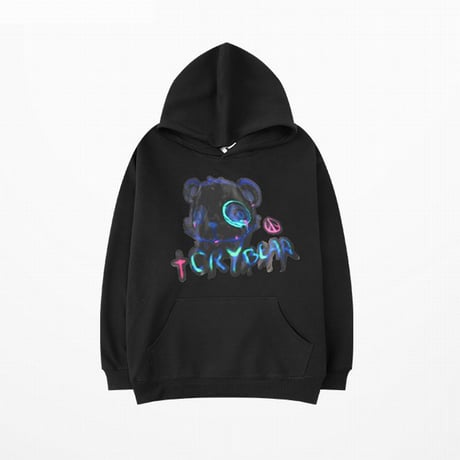 ユニセックス プルオーバー パーカー CRY BEAR 裏起毛 韓国ファッション メンズ レディース オーバーサイズ ストリートDTC-608810436575