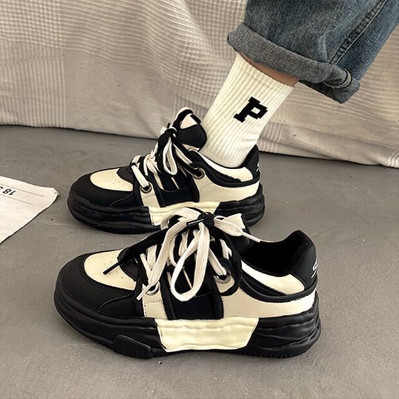 ダットスニーカー 厚底 22.5～25.0cm 厚底スニーカー スニーカー