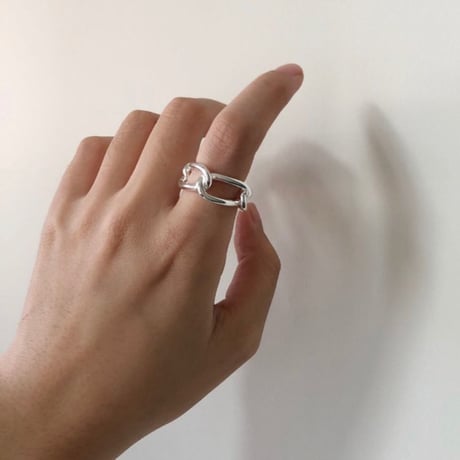 【シルバーアクセサリー】シンプル チェーンデザイン リング 指輪 シルバー925 メンズ レディース ペア #11 #13 #19 kgf0502 (DCT-583041422169)