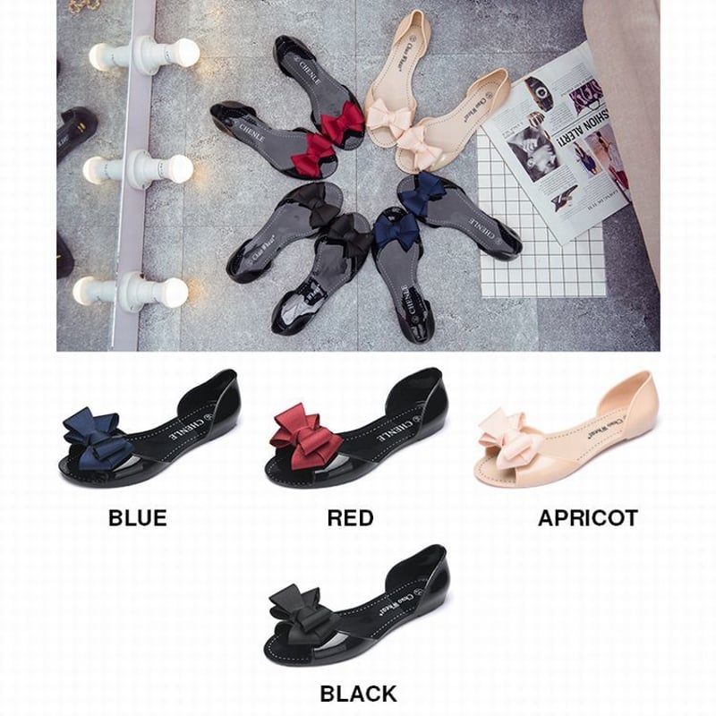 FERRAGAMO ブラックリボンサンダル FERRAGAMO ブラックリボンサンダル