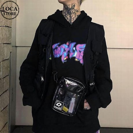 ユニセックス パーカー プルオーバー 裏起毛 オーバーサイズ ゆったり 長袖 カジュアル 韓国ファッション メンズ レディース 韓国ストリートファッション DTC-602175452701