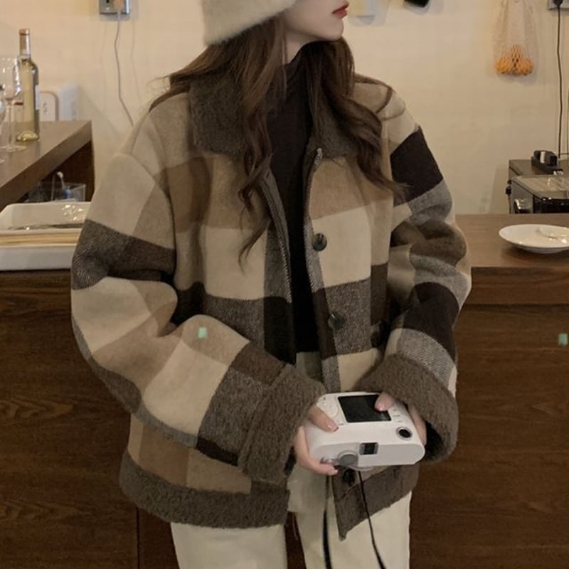 dunhill レザージャケット ボア襟 チェック柄 dunhill レザージャケット ボア襟 チェック柄 - メルカリ