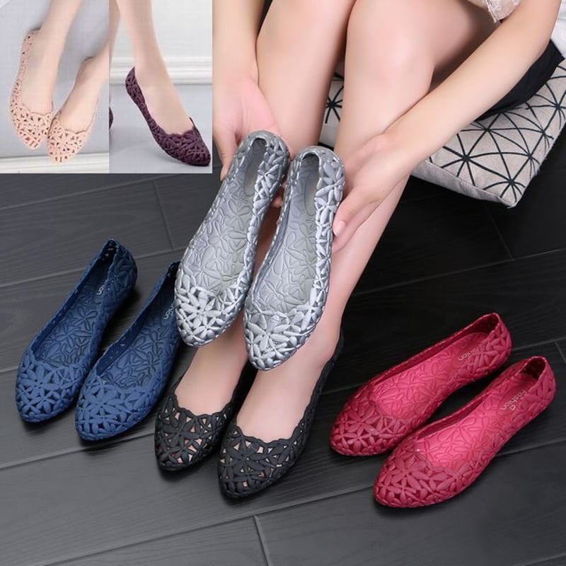 レディース ラバーシューズ レインシューズ パンプス 痛くない ラバー