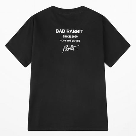 ユニセックス Tシャツ 半袖 BADRABBIT ラビット うさぎ プリント メンズ レディース オーバーサイズ 大きいサイズ ルーズ 韓国ストリートファッション TBN-615660184988