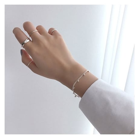 【シルバーアクセサリー】シンプル 2連リング 指輪 シルバー925 レディース #11 #13 #15 kgf0505 (DTC-582997193747)