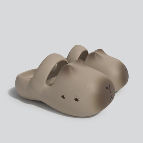 厚底 サンダル カピバラ 23.5～25.5cm スリッパ ビーチサンダル 厚底サンダル キュート かわいい 歩きやすい カジュアル DTCA-779993457690