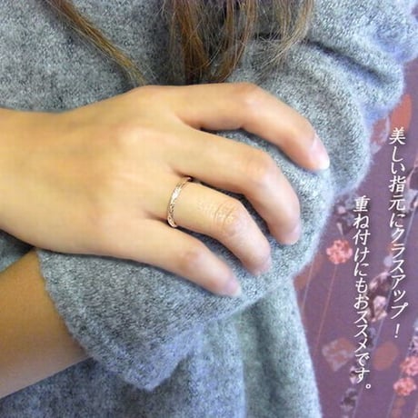 ハワイアンジュエリー リング 金属アレルギー対応 ツイストリング スクロール 波 指輪 サージカルステンレス メンズ レディース アクセサリー grs8489
