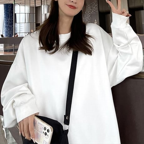 ユニセックス トレーナー ひまわり バックプリント 長袖 オーバーサイズ 韓国ファッション メンズ レディース トップス カジュアル ストリートファッション DTC-638340936496