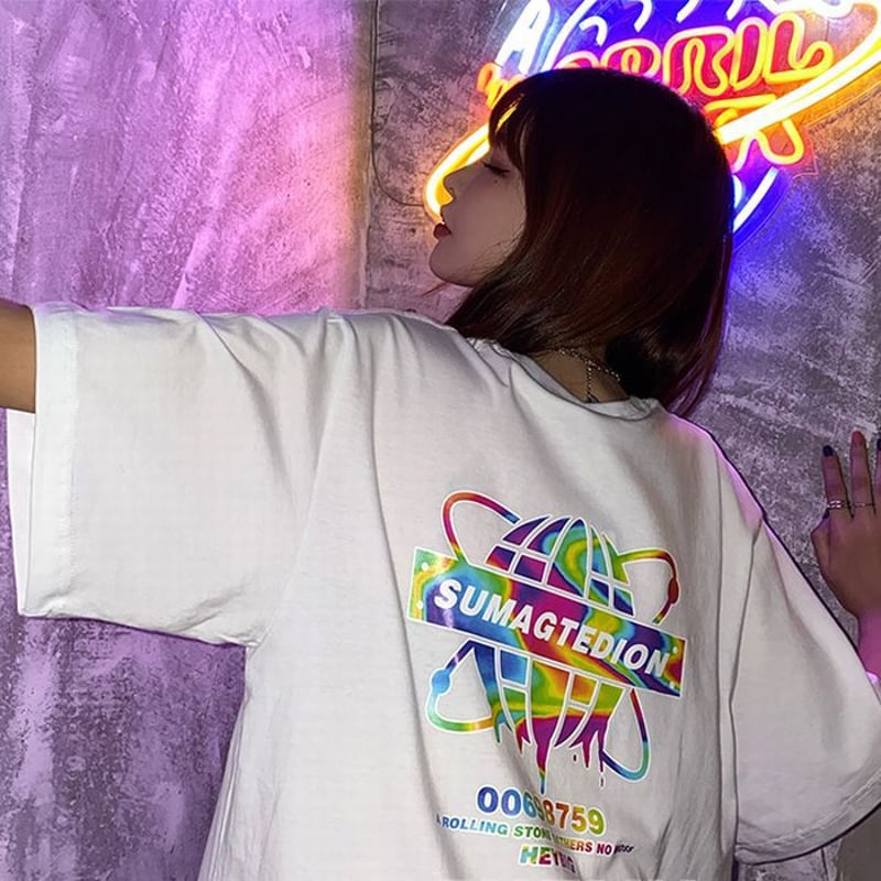 ユニセックス Tシャツ 半袖 メンズ レディース レインボーカラー ユニセックス Tシャツ 半袖 メンズ レディース レインボーカラー