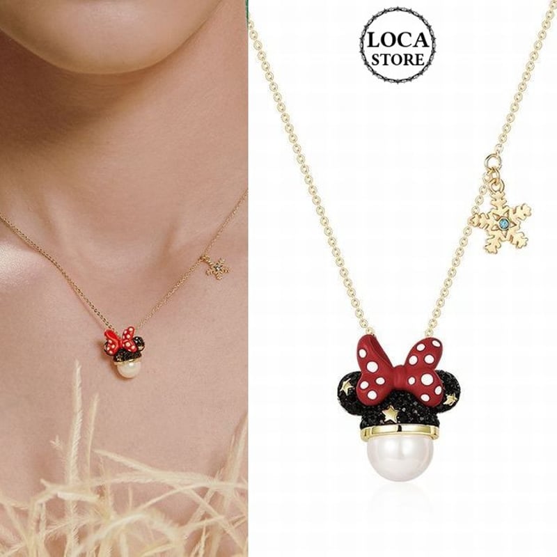 ネックレス Disney ディズニー コラボ ミニーマウス ペンダント