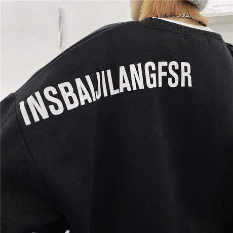 ユニセックス トレーナー プルオーバー 裏起毛 長袖 スウェット クルーネック オーバーサイズ 韓国ファッション メンズ レディース カジュアル ストリート系 DTC-660948217951