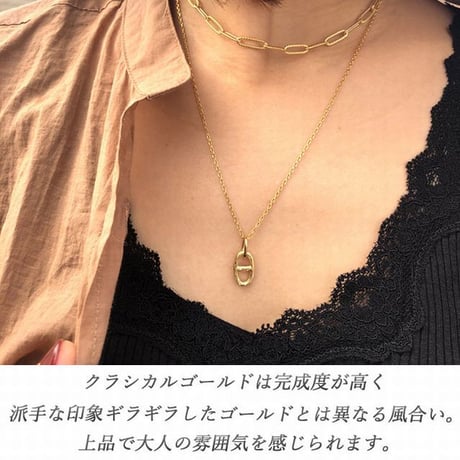 ハワイアンジュエリー ネックレス マリン クラシカル スクロール 波 金属アレルギー対応 ペンダント メンズ レディース サージカル ステンレス PVD インスタ gps81254