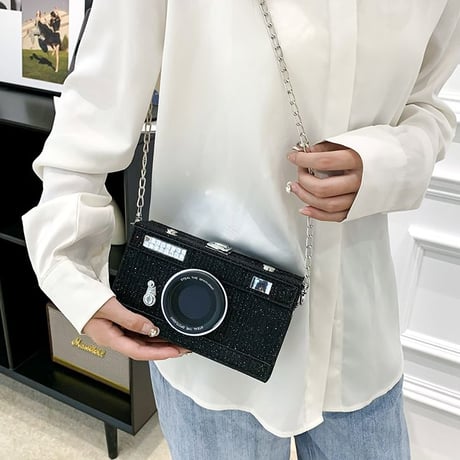 ショルダーバッグ カメラ型 スクエアバッグ ミニバッグ チェーン オールシーズン 斜め掛け バッグ レトロ 韓国ファッション レディース 大人可愛い ガーリー DTC-720956650575