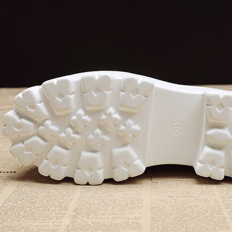 厚底 ローファー 22.0～24.5cm チェーンデザイン インヒール パテントレザー 歩きやすい ホワイト ブラック 靴 厚底シューズ ガーリー DTC-653680025155