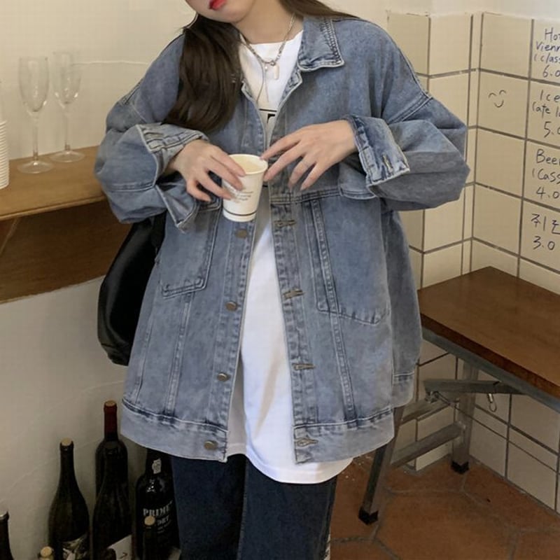 デニムジャケット Gジャン オーバーサイズ ビッグシルエット アウター